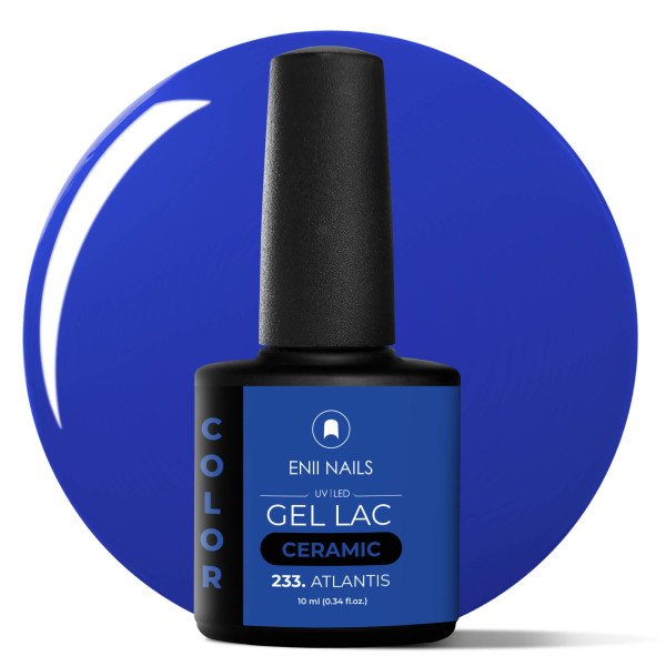 Gel lak Ceramic 233 Atlantis - gelový lak bez HEMA, 10 ml