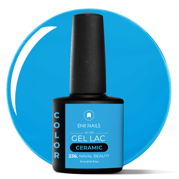 Gel lak Ceramic 236 Naval Beauty - gelový lak bez HEMA, 10 ml