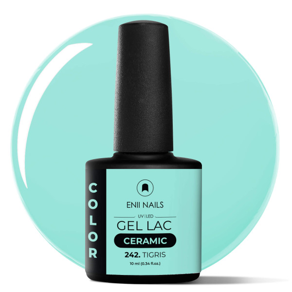 Gel lak Ceramic 242 Tigris - gelový lak bez HEMA, 10 ml