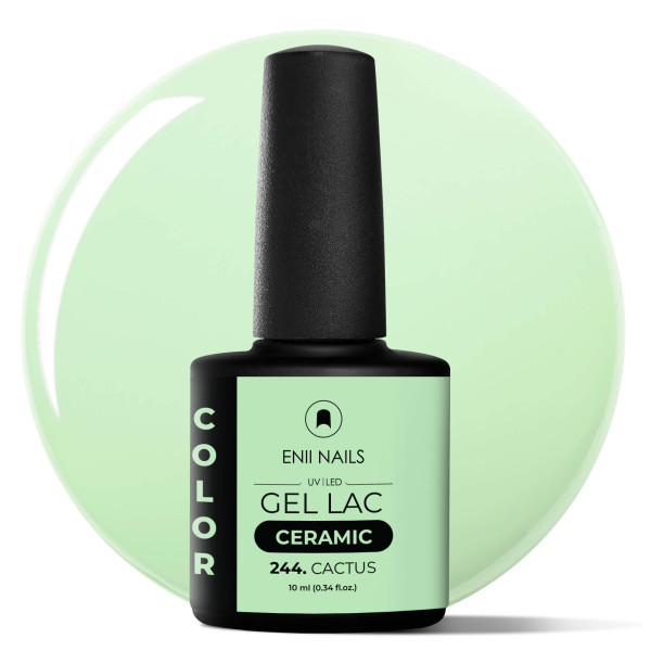 Gel lak Ceramic 244 Cactus - gelový lak bez HEMA, 10 ml