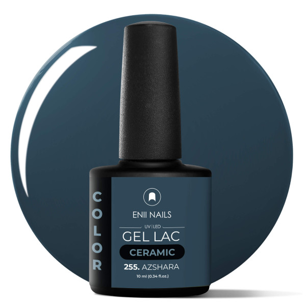 Gel lak Ceramic 255 Azshara - gelový lak bez HEMA, 10 ml