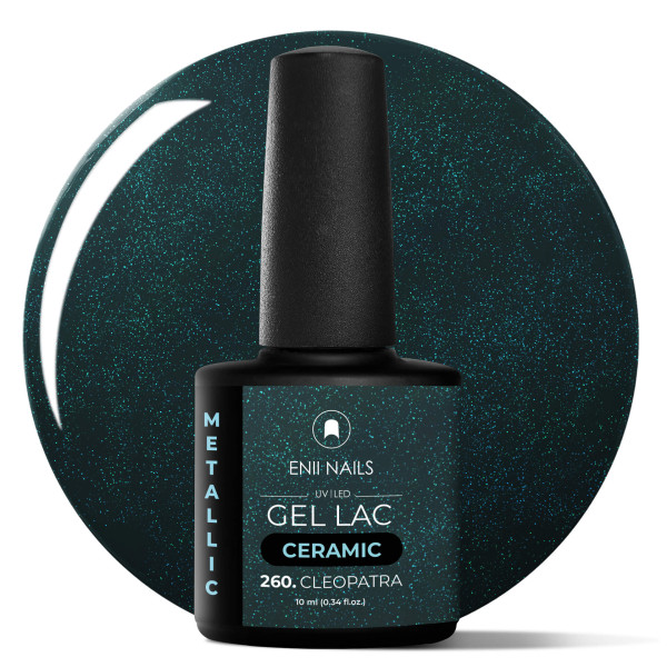 Gel lak Ceramic 260 Cleopatra - gelový lak bez HEMA, 10 ml