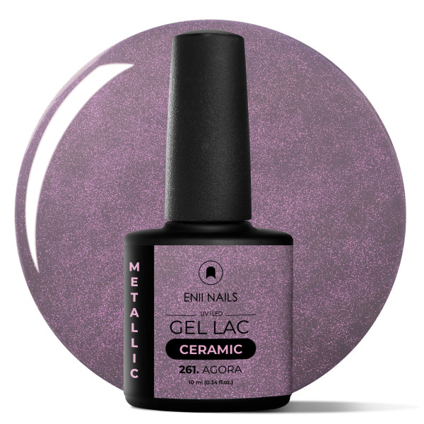 Gel lak Ceramic 261 Agora - gelový lak bez HEMA, 10 ml