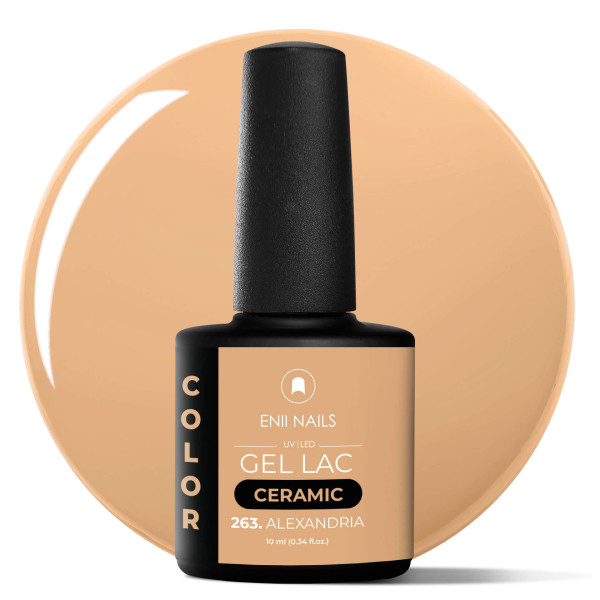 Gel lak Ceramic 263 Alexandria - gelový lak bez HEMA, 10 ml