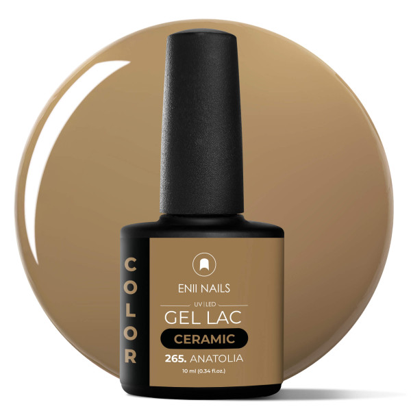 Gel lak Ceramic 265 Anatolia - gelový lak bez HEMA, 10 ml