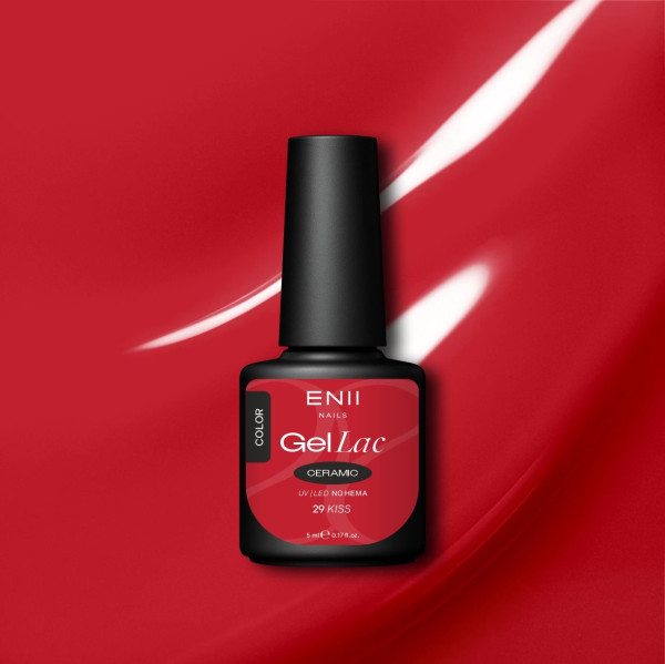 Gel lak Ceramic 29 Kiss - gelový lak bez HEMA, 5 ml