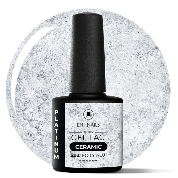 Gel lak Ceramic 292 Foily Alu - gelový lak bez HEMA, 10 ml