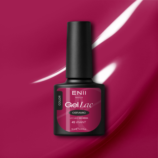 Gel lak Ceramic 45 Vivant - gelový lak bez HEMA, 10 ml