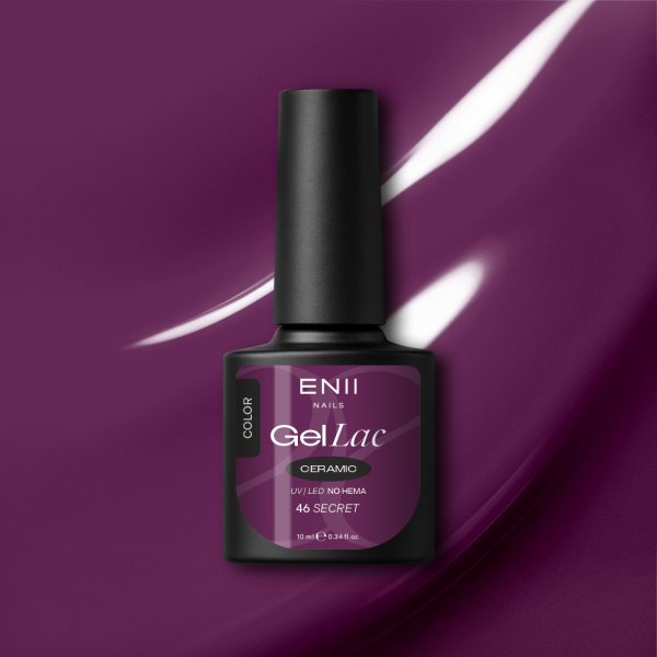 Gel lak Ceramic 46 Secret - gelový lak bez HEMA, 10 ml