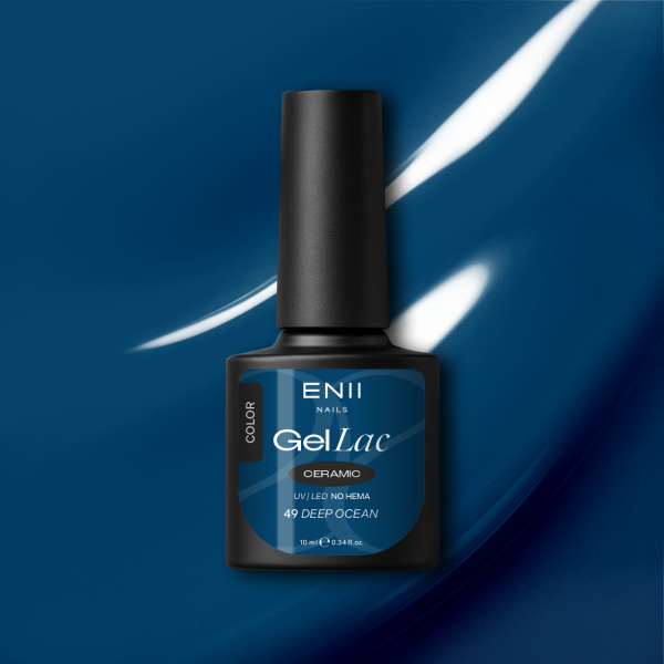 Gel lak Ceramic 49 Deep Ocean - gelový lak bez HEMA, 10 ml