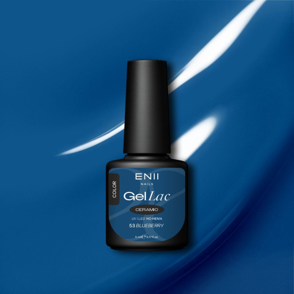 Gel lak Ceramic 53 Blueberry - gelový lak bez HEMA, 5 ml