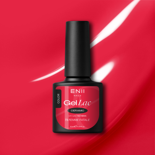 Gel lak Ceramic 73 Femme Fatale - gelový lak bez HEMA, 10 ml