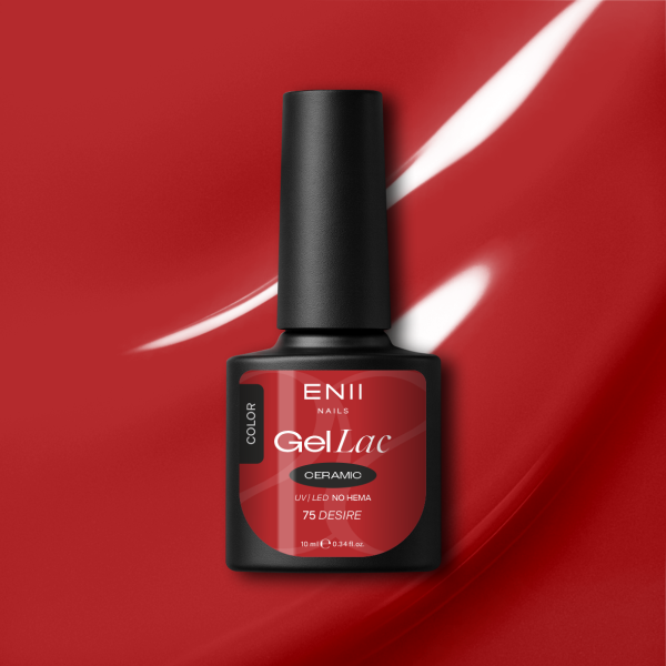 Gel lak Ceramic 75 Desire - gelový lak bez HEMA, 10 ml