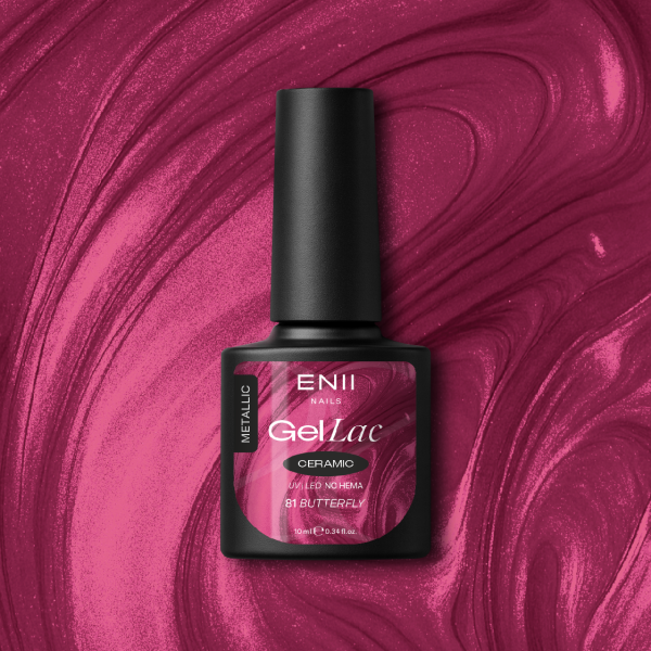 Gel lak Ceramic 81 Butterfly - gelový lak bez HEMA, 10 ml
