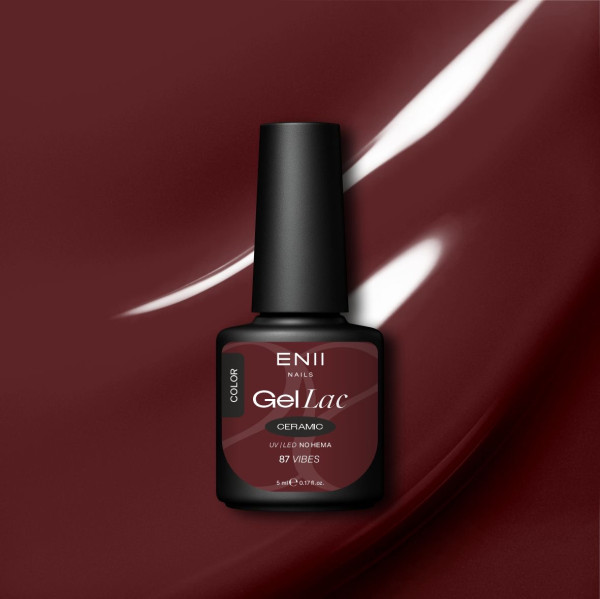 Gel lak Ceramic 87 Vibes - gelový lak bez HEMA, 5 ml