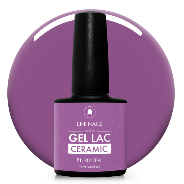 Gel lak Ceramic 91 Riviera - gelový lak bez HEMA 10 ml