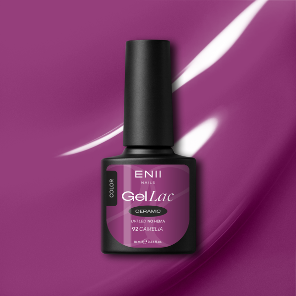 Gel lak Ceramic 92 Camelia - gelový lak bez HEMA 10 ml