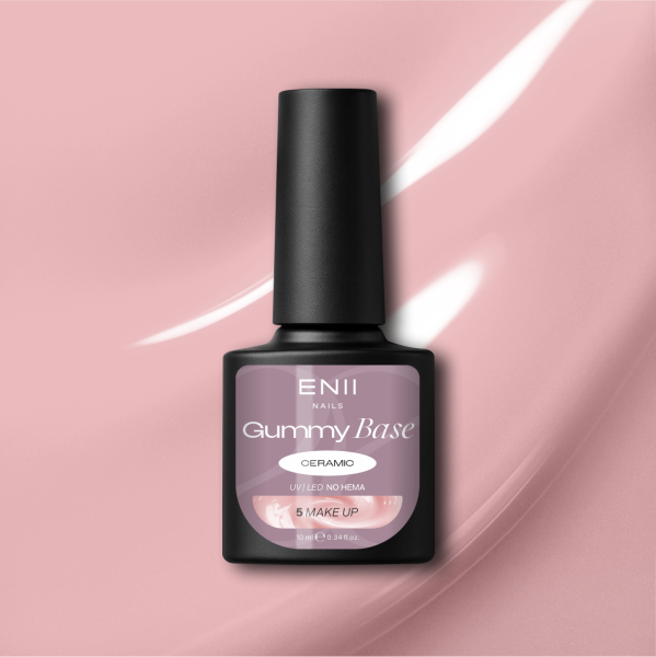 Gummy Base Ceramic 5 Make up - gumová báze na nehty 10 ml