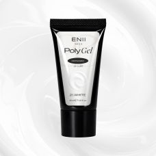 Polygel Ceramic 21 White - polygel v tubě, 30 ml