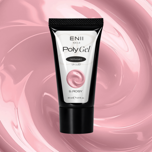 Polygel Ceramic 9 Rosy - polygel v tubě, 30 ml