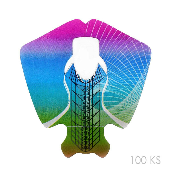 Šablona na nehty COMBI ALU 100ks