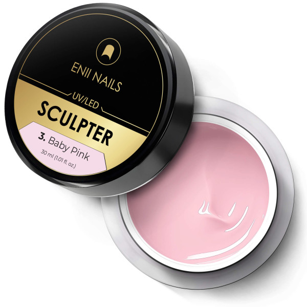 Sculpter 3 Baby pink - stavební UV/LED gel 30 ml