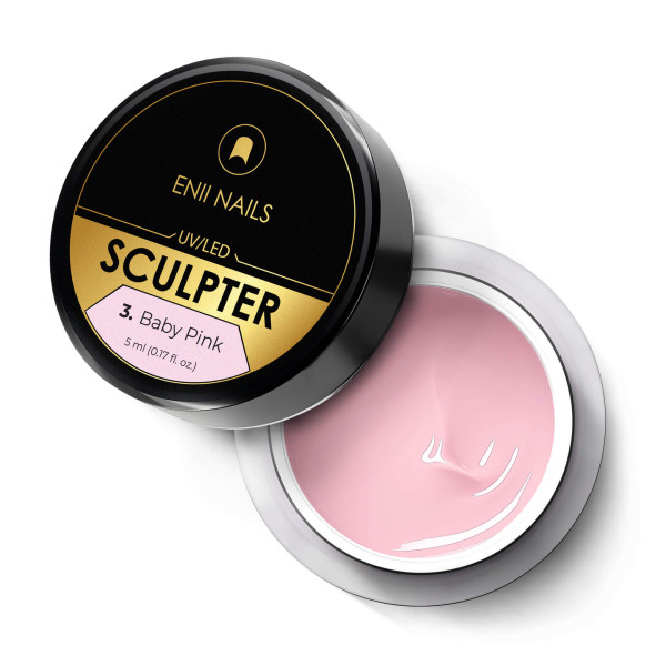 Sculpter 3 Baby pink - stavební UV/LED gel 5 ml