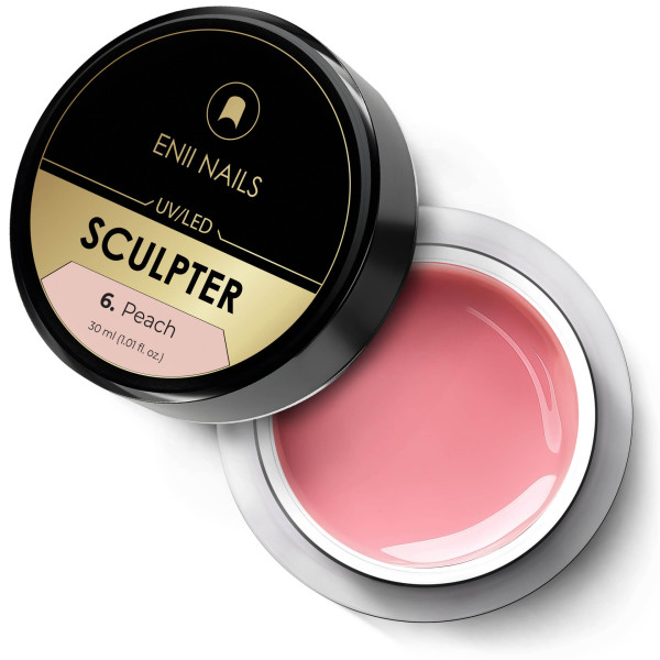 Sculpter 6 Peach - stavební UV/LED gel 30 ml