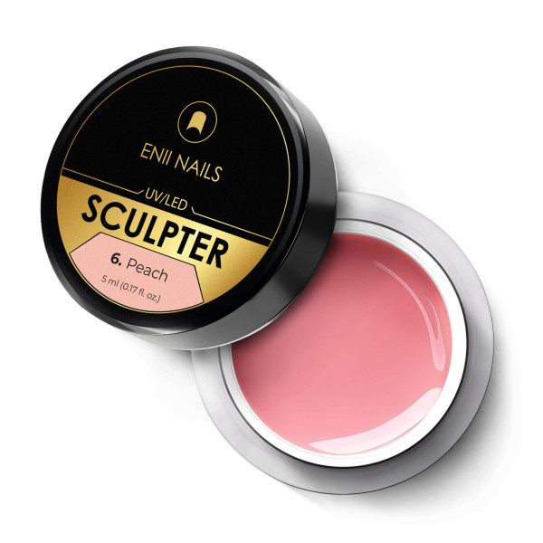 Sculpter 6 Peach - stavební UV/LED gel 5 ml