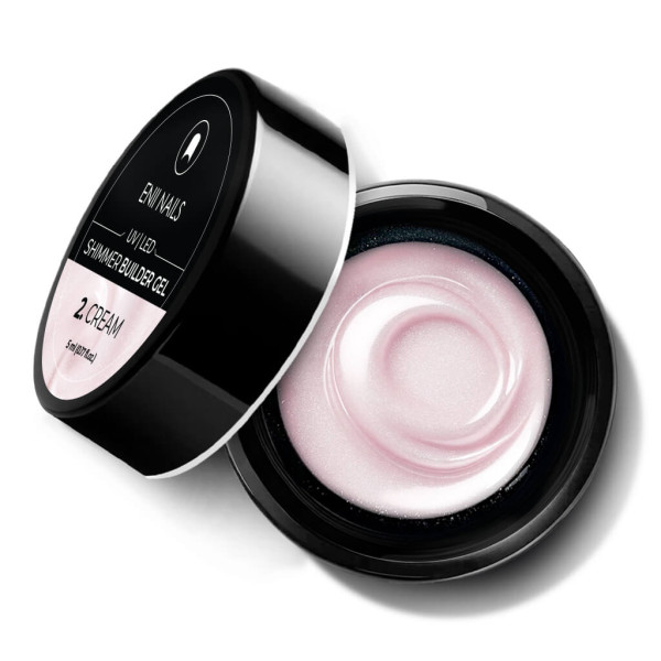 Shimmer Builder Gel 2 Cream - třpytivý modelovací gel, 5 ml